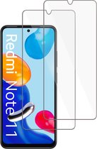 2x Geschikt voor Xiaomi Redmi Note 11 / 11s Screenprotector - Geschikt voor Xiaomi Redmi Note 11 / 11s Beschermglas Screen Protector 9H Glas