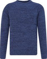 Barbour Trui Lamswol Knitted Navy - Maat XL - Heren