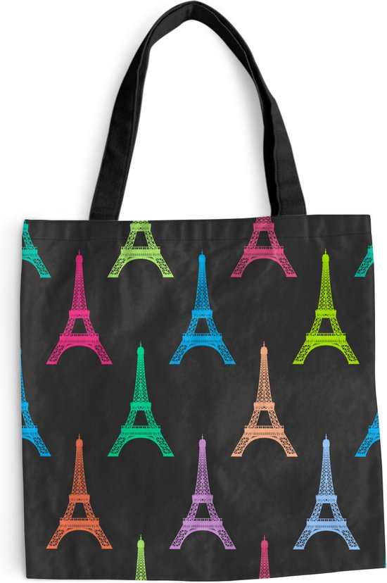 Sac bandoulière - Sac de plage - Shopper Tour Eiffel - Motifs - Paris -  40x40 cm - Sac... | bol.com