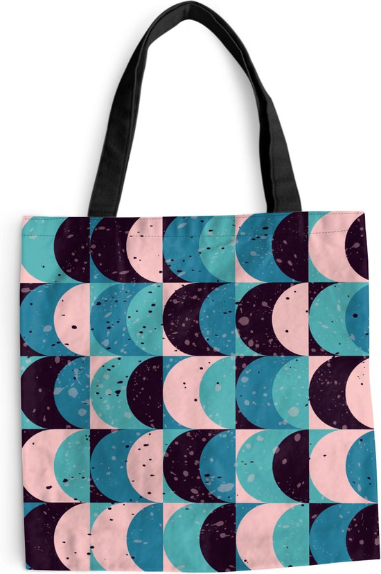 Sac bandoulière - Sac de plage - Shopper Filles - Peinture - Motifs - 40x40 cm - Sac en coton