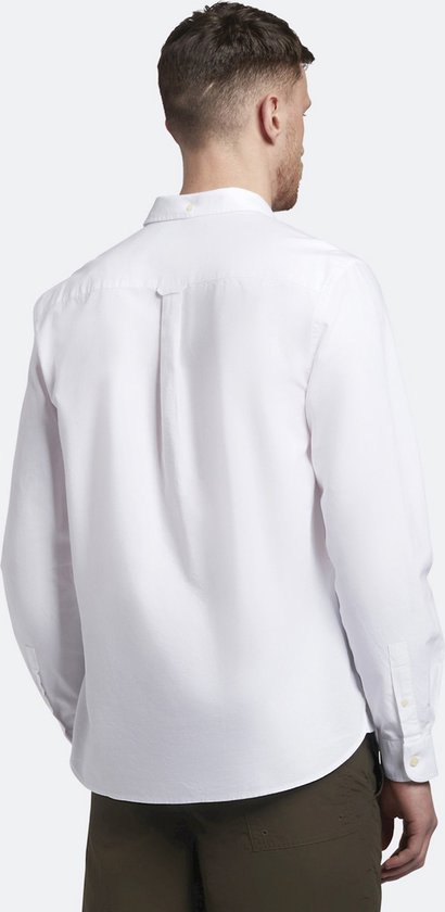 Lyle and Scott - Chemise Wit - Taille L - Coupe regular