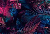 Fotobehang - Vlies Behang - Tropische Jungle Bladeren - Planten - Exotisch - 368 x 254 cm