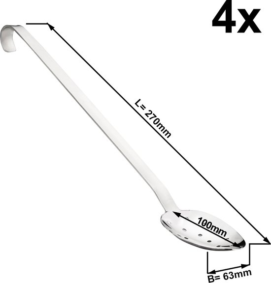 Vogue RVS serveerlepel 28cm - J628 - de leverancier voor de horeca
