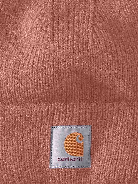 Carhartt Ribgebreide Acryl Muts Watch Hat Beanie Nutmeg