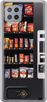 Casimoda® hoesje - Geschikt voor Samsung A42 - Snoepautomaat - Backcover - Siliconen/TPU - Zwart