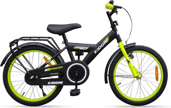 Kinderfiets Kiddie Boy 18'' Black/Green — afbeelding 2