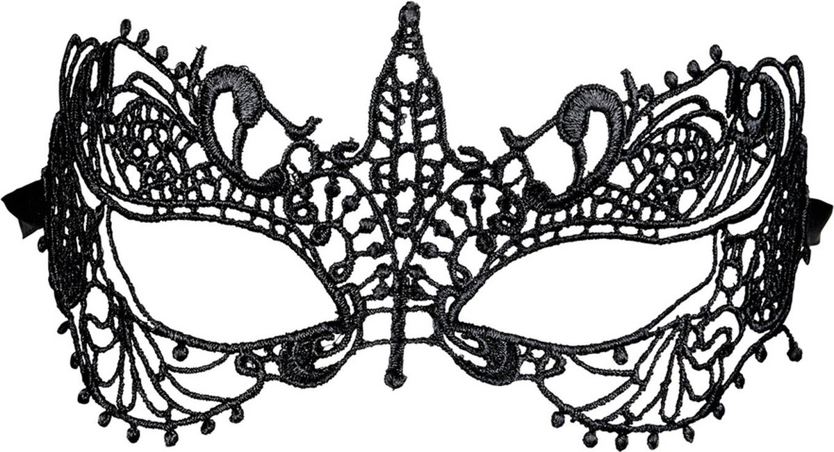 Zwarte kanten oogmaskers