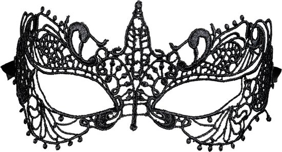 Zwarte kanten oogmaskers