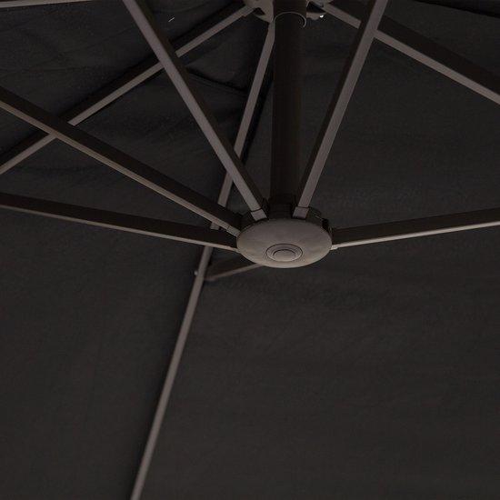 Parasol Double 460x270 Zwart