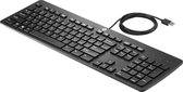 HP USB Business Slim plat AZERTY toetsenbord - Zwart