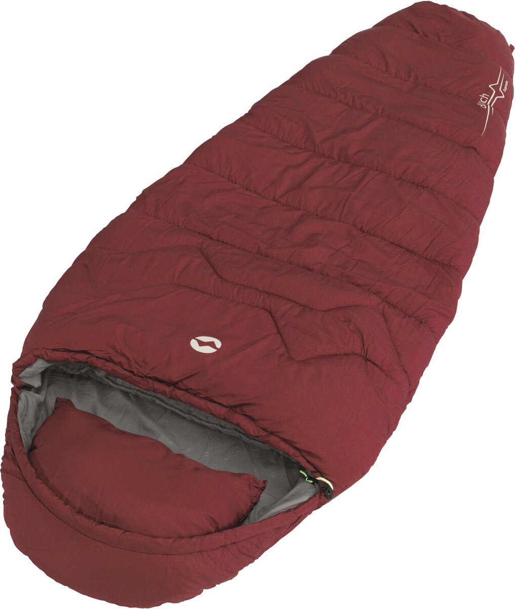 Outwell Birch Supreme Sleeping Bag, rood