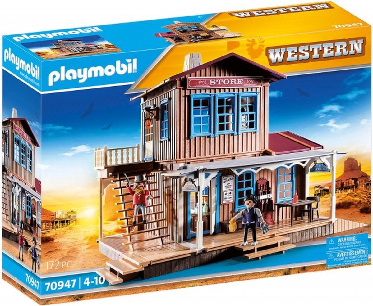 Playmobil Western 70947 - Winkel Western avec habitation | bol