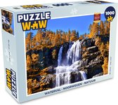 Puzzel Waterval - Noorwegen - Natuur - Legpuzzel - Puzzel 1000 stukjes volwassenen