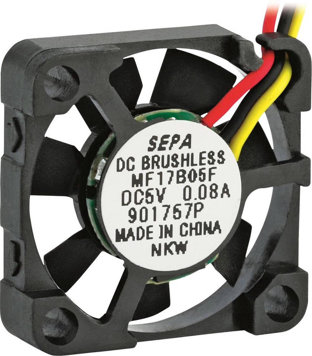 SEPA MF17B05FSE Axiaalventilator 5 V/DC 1.1 m³/h (l x b x h) 17 x 17 x 4.5 mm