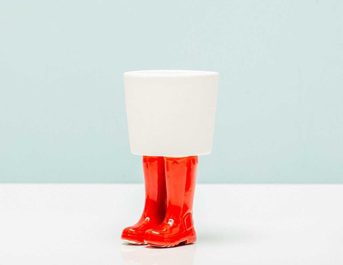 Wellington boot bloempot - Bitten Design