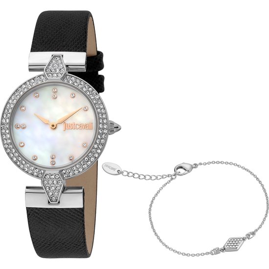 Gewoon Cavalli Women's Watch Sets Analog Quartz One Size Zilver 32019812