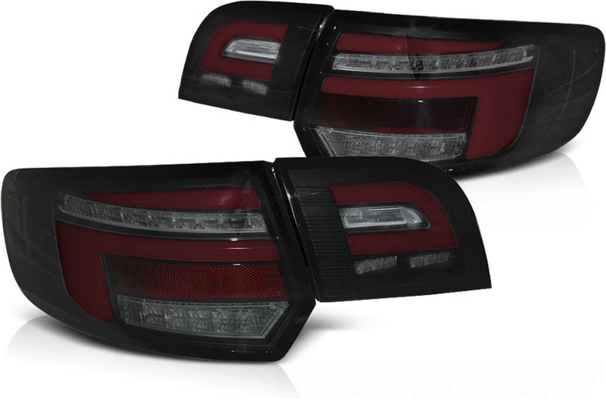 Achterlichten voor AUDI A3 8P 5D SPORTBACK 03-08 - LED ZWART