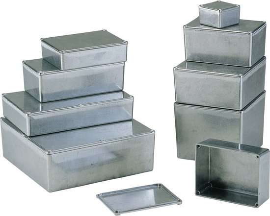 Gainta G0234 Behuizing 119 x 93.5 x 56.5 Aluminium Aluminium gelegeerd Aluminium (naturel) 1 stuk(s)