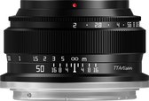 TT Artisan - Cameralens - 50mm F2 voor Nikon Z-vatting (Full Frame), zwart
