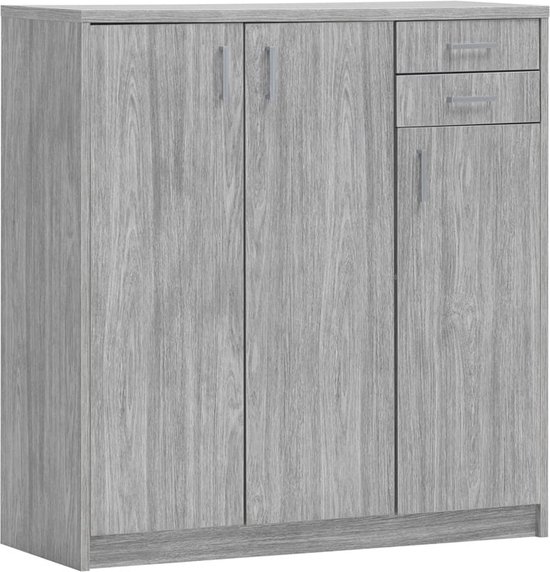 Vicco Semi-height cabinet Irma, Oak gold/anthracite, 30 x 81 Vicco Semi-height cabinet Irma, Oak gold/anthracite, 30 x 81