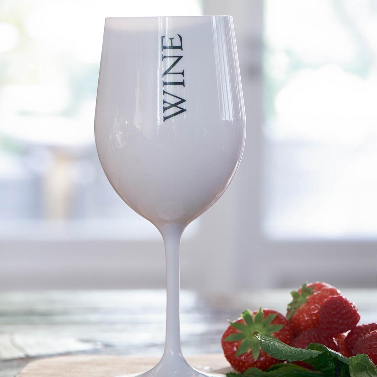 winter Streng violist Riviera Maison Wijnglazen Witte Wijn - Summer Wine Glass - Wit - 1 Wijnglas  | bol.com
