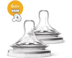 Product: Philips Avent SCF044/27 Natural Speen - 6m+ - 2 Stuks, van het merk 