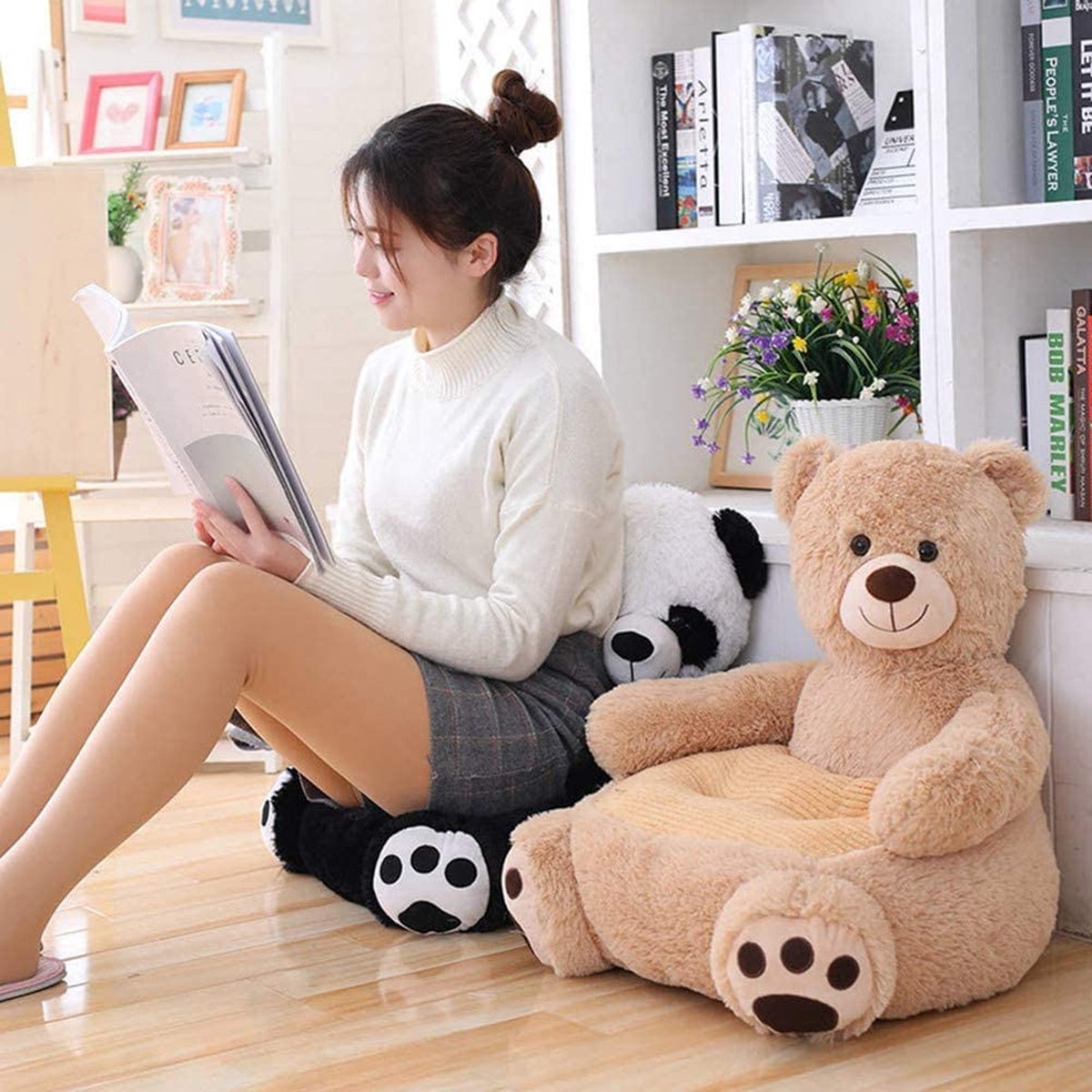 Kinderen Kinderen Bear Lichtbruin Fauteuil - afbeelding 3