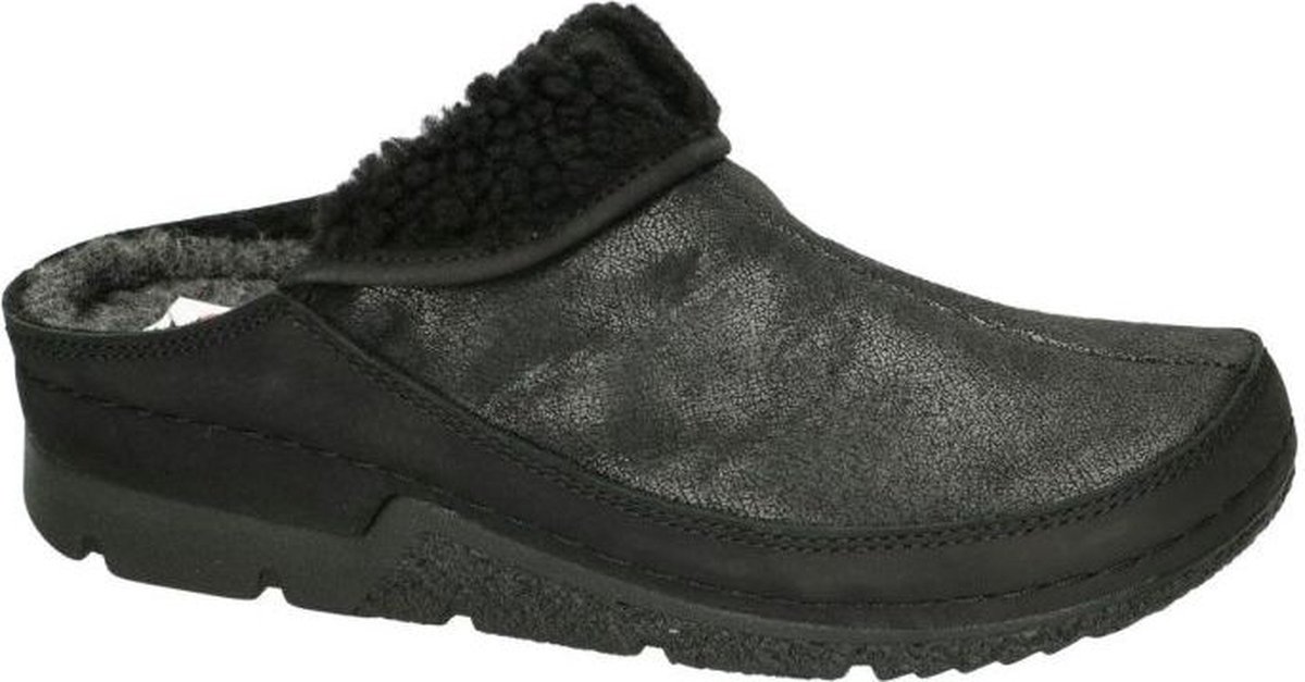 Berkemann -Dames -  zwart - pantoffels - maat 38.5