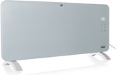 Chauffage électrique - Princess 348201 - Chauffage électrique - Panneau chauffant Glazan - 2000 watts - Pour pièces jusqu'à 30 m² - blanc - Contrôlable mobile - Avec application gratuite