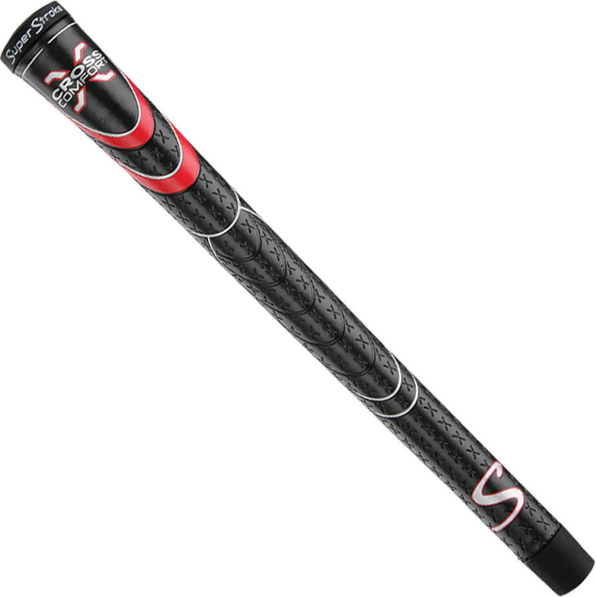 SuperStroke Cross Comfort STANDAARD Grip - Zwart Rood