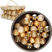 Boules de Boules de Noël Cosy&Trendy Ø 6 cm - Doré assorti - Set-48