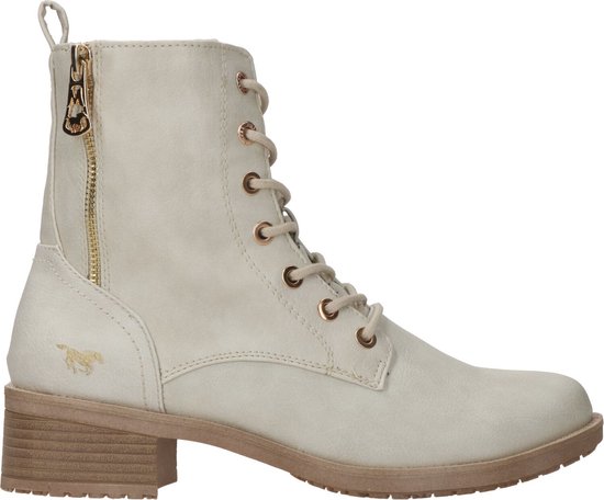 Mustang Lace Up Boot Femme Beige Taille 43