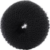 Scrunchie - Donut - Haardonut Elastiek - 6cm - Zwart