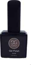 Gelzz Gellak - Gel Nagellak - kleur New Nude Grey Taupe G133 - Nude - Dekkende kleur - 10ml - Vegan