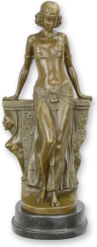 Sculpture en bronze - Danseuse égyptienne - Ghaziya - sculpture - 38 cm de haut