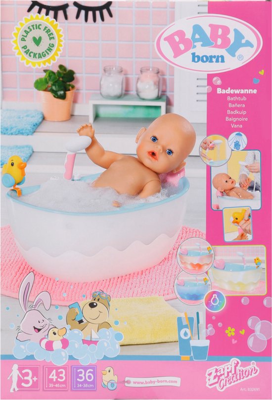 BABY born Bath Bathtub Baignoire de poupée | bol.com