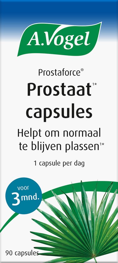 A.Vogel Prostaforce capsules - Bevat Sabal serrulata helpt mannen om normaal te kunnen blijven plassen* - 90 st - A.Vogel