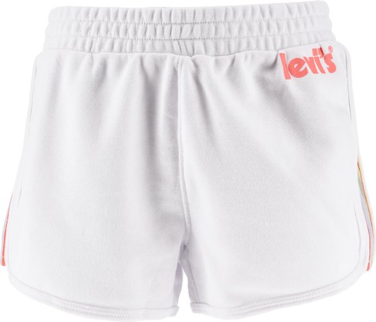 Levi's meisjes LVG FRENCH TERRY SHORT WHITE