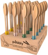 Pebbly - Display with 20 salad servers