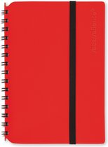 Vacavaliente - Notitieboek A6 - Gerecycled Leer - Rood