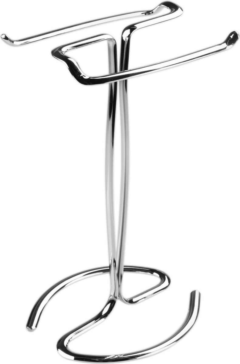 iDesign - Axis Gastendoek Houder - Roestvast Staal - Zilver