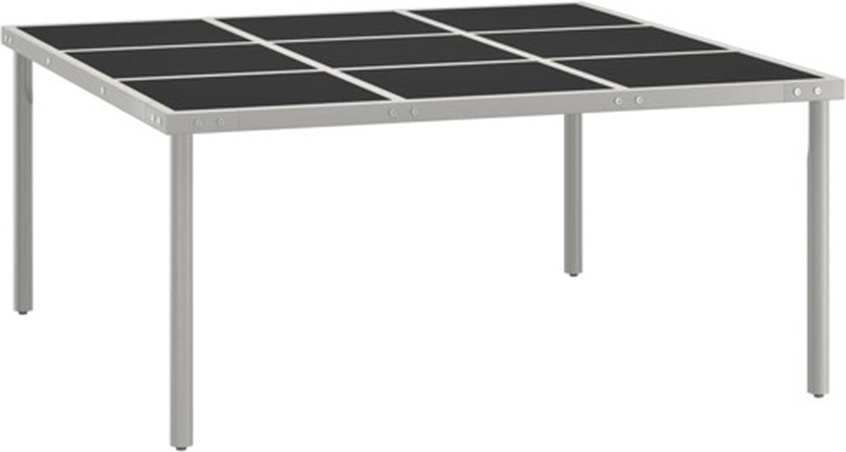 Vidaxl Eettafel 1 Zwart Tuintafel
