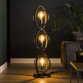 Vloerlamp Turn around | 124 cm | 3 lichts | charcoal | staande lamp / woonkamer | landelijk / modern / design