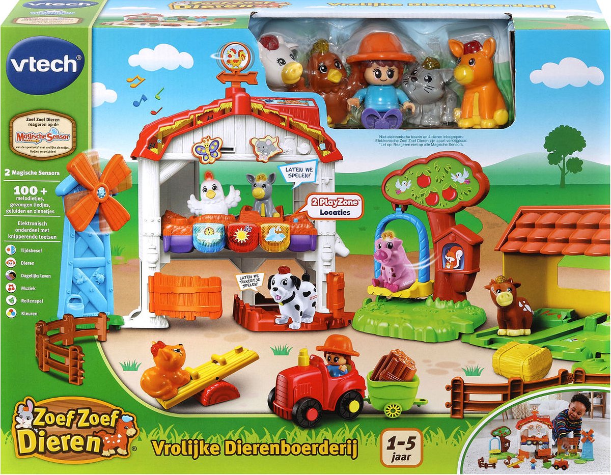 Mon premier puzzle interactif des animaux - Vtech - Petit Ange Ennasr