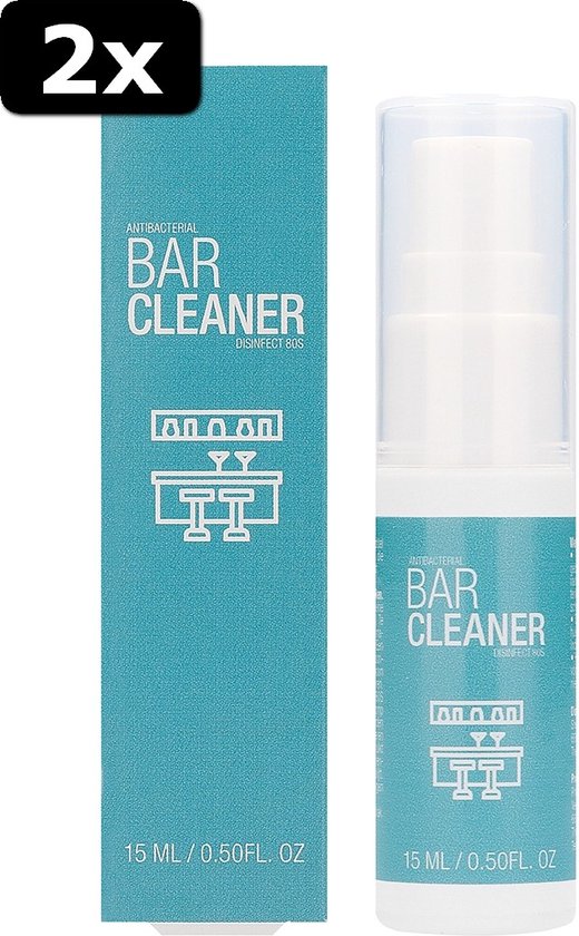 2x Antibacterial Bar Cleaner - Desinfect 80S - 15ml | bol.com