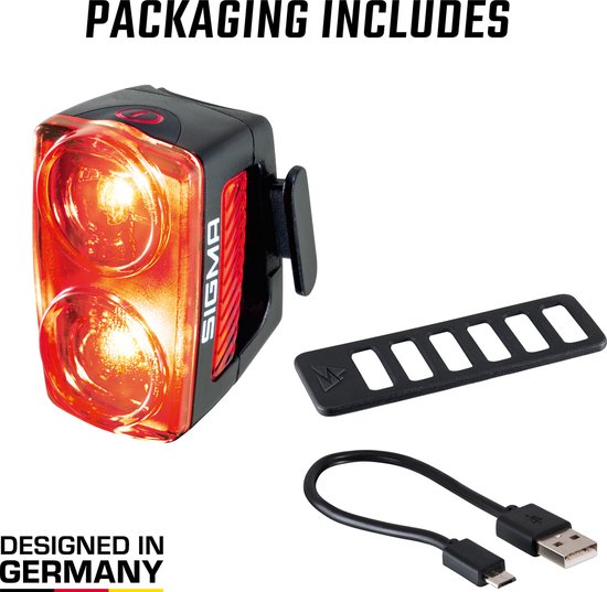 Sigma BUSTER RL 150 Flash USB Fiets Achterlicht - 150 Lumen - Met remlicht functie - Oplaad — afbeelding 3