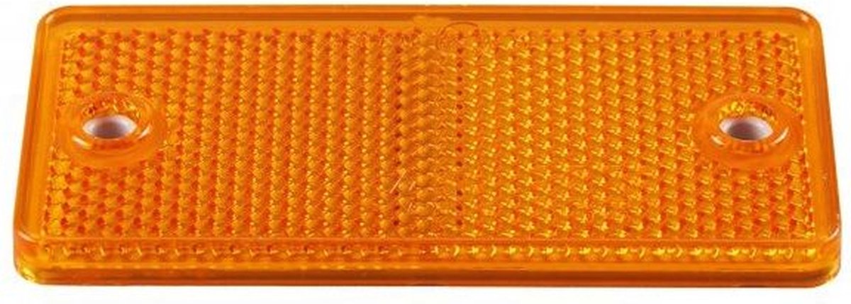 Reflector oranje 90x40mm schroefbaar