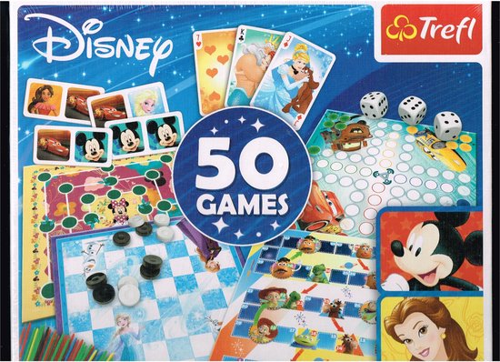 Afbeelding van het spel Disney 50 games spellendoos vakantie en vrijetijdsbesteding met kinderen