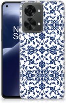GSM Hoesje OnePlus Nord 2T Trendy Telefoonhoesjes Flower Blue