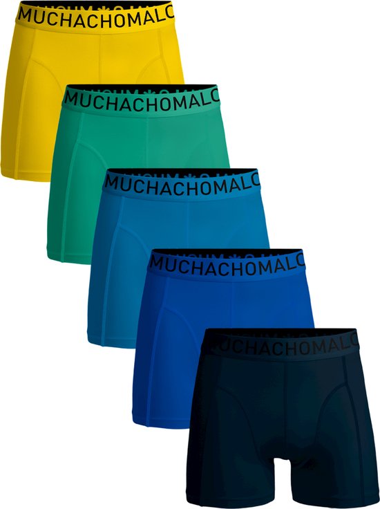 Muchachomalo Heren Boxershorts 5 Pack - Normale Lengte - XXL - 95% Katoen - Mannen Onderbroek met Zachte Elastische Tailleband